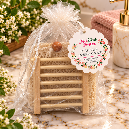 Soap Care Essentials Kit | 3-Piece Soap Accessory Gift Set